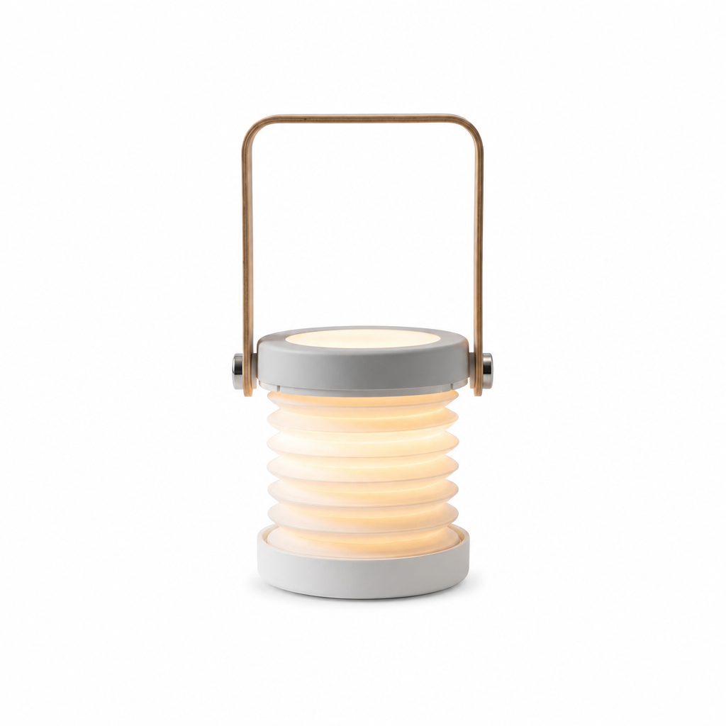 Folding Travel Lantern Cordless Rechargeable LED Lamp