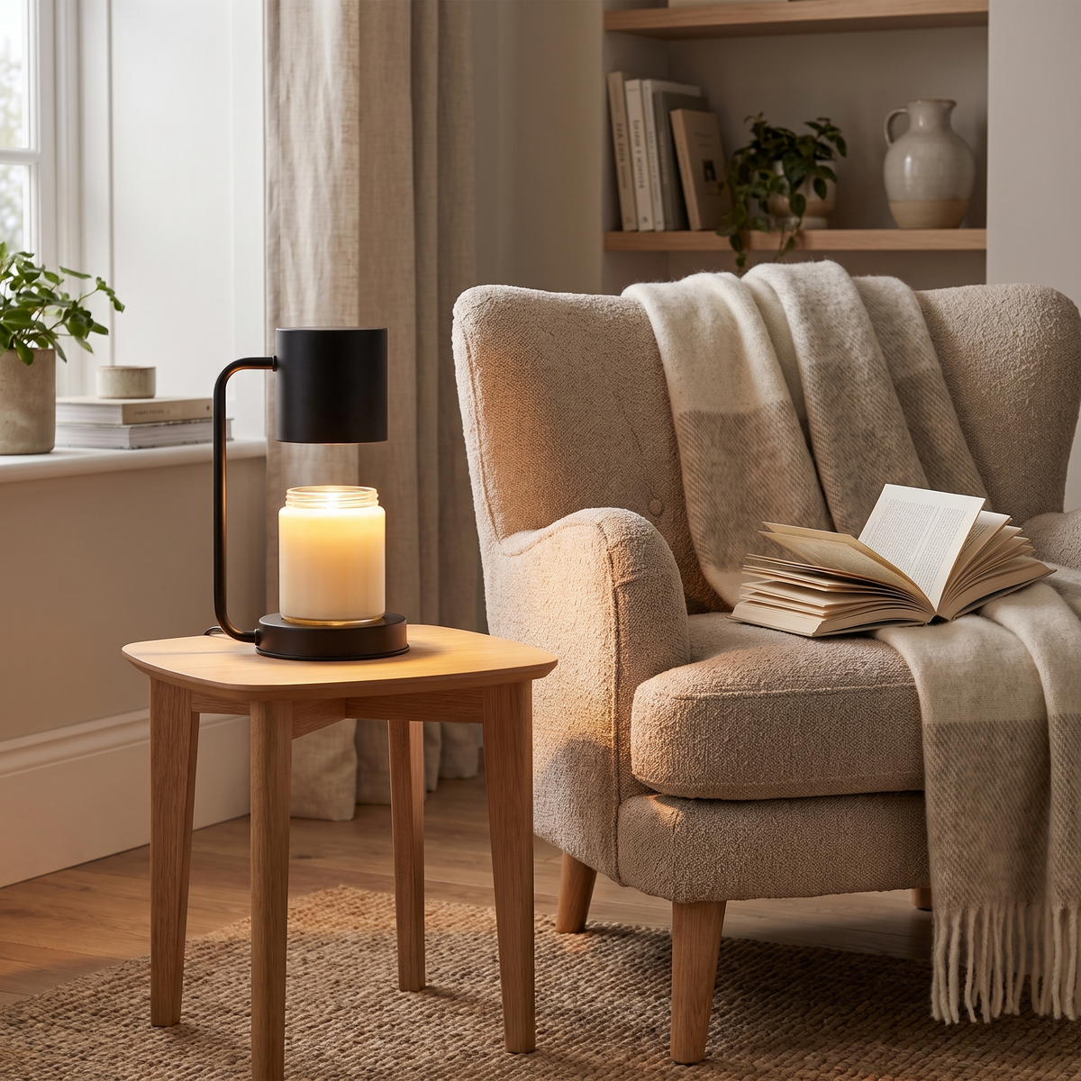 Electric Candle Warmer Lamp Flameless Wax Melt Home Fragrance