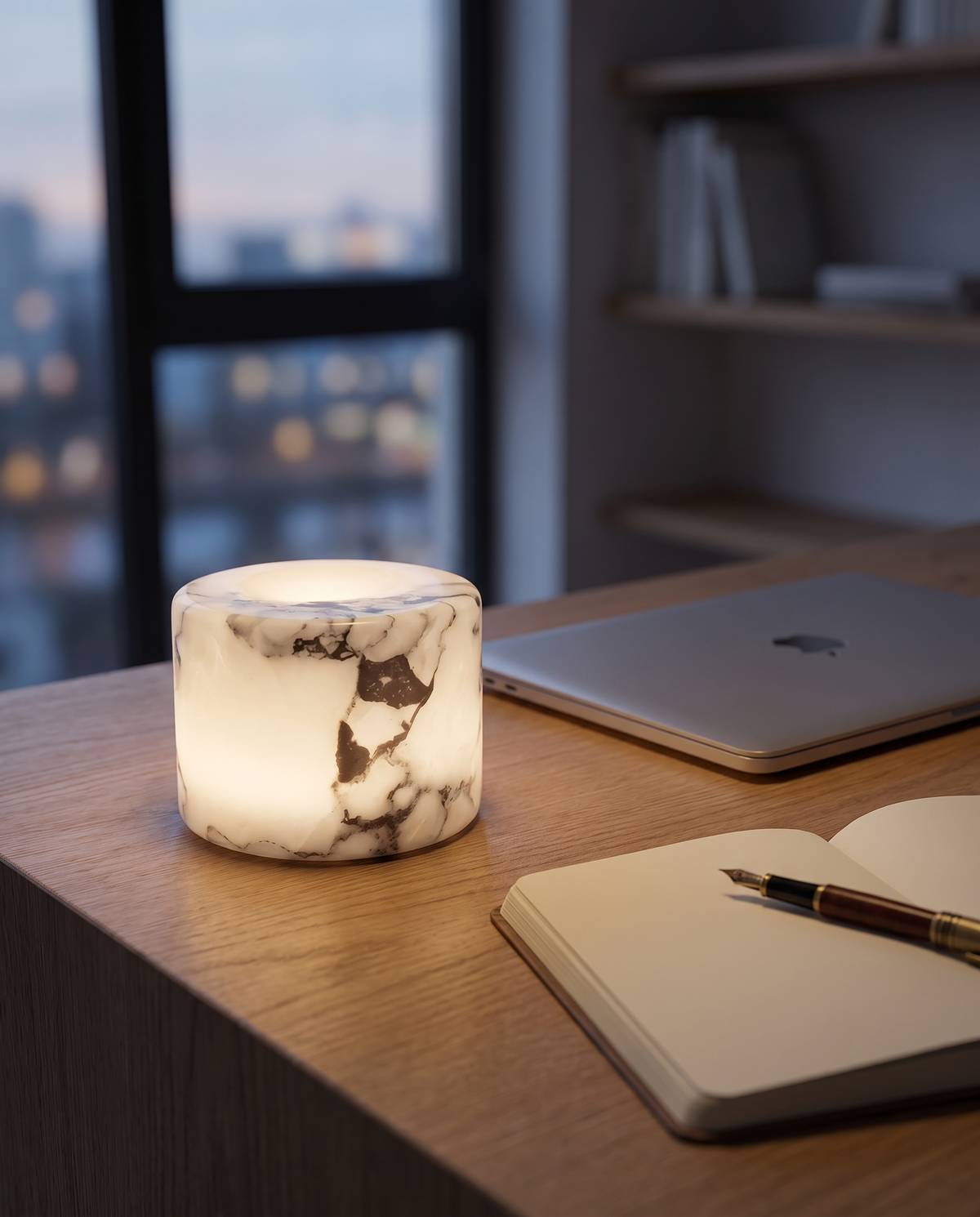 Marble Touch Lamp Rechargeable Dimmable Mood Light
